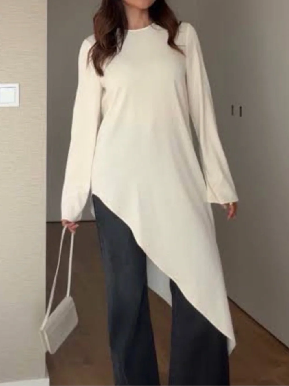 Zara Ivory Tunic Top size small - Picture 3 of 5